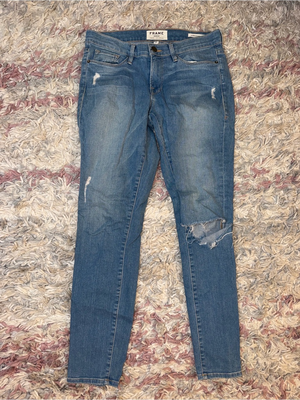 FRAME denim le skinny de Jeanne crop 27